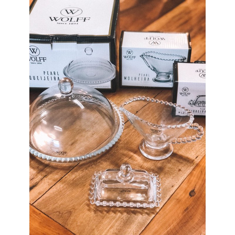 combo molheira queijeira manteigueira pearl me decora casa wolff