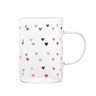 caneca vidro coracao love 200 lyor me decora casa