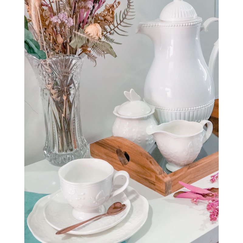 garrafa termica vintage branca lyor me decora casa