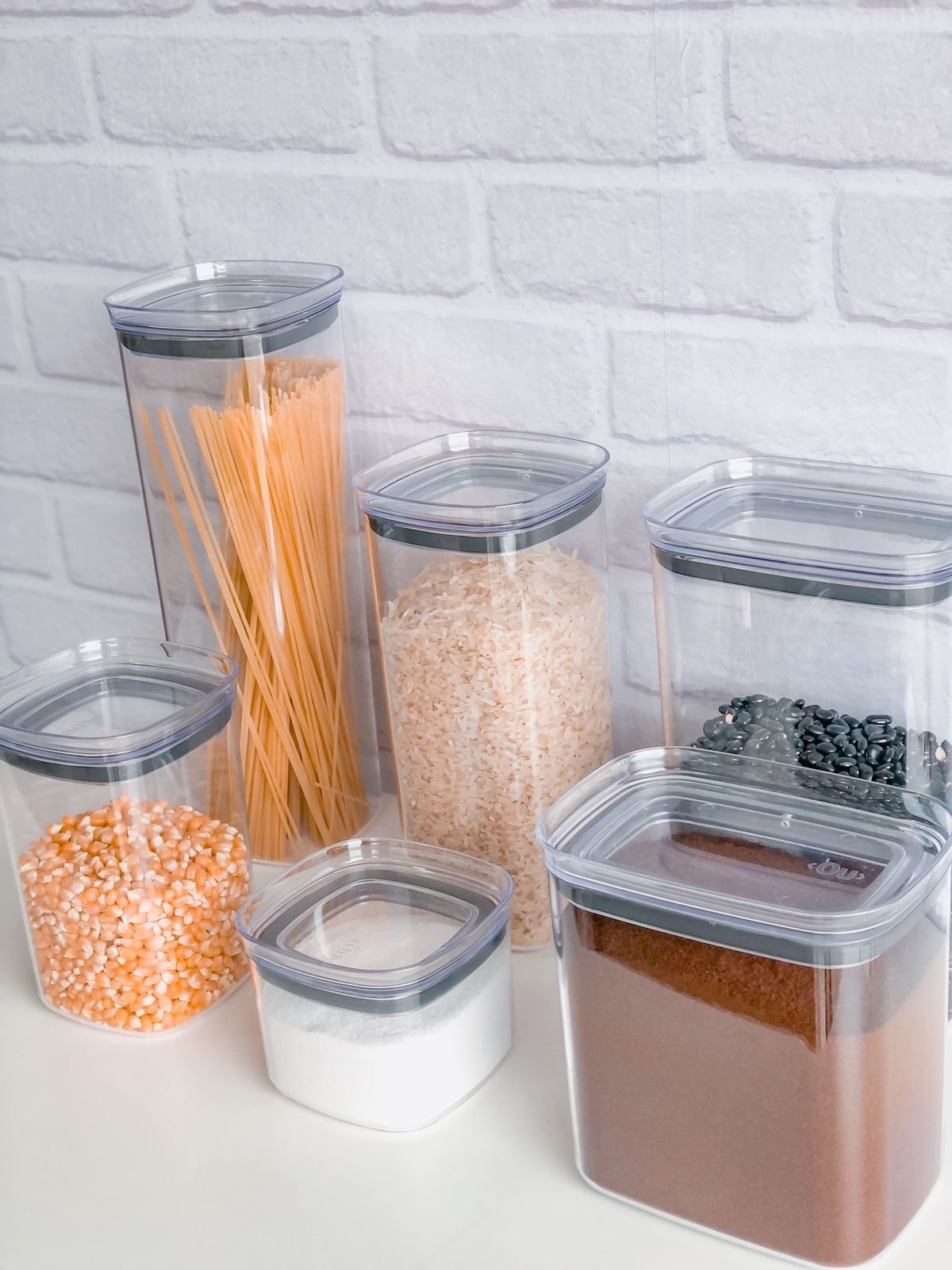 Kit Potes Herméticos Block 4 Peças Na Cor Transparente