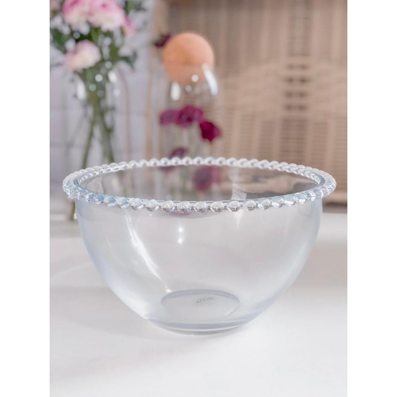 saladeira transparente pearl me decora casa