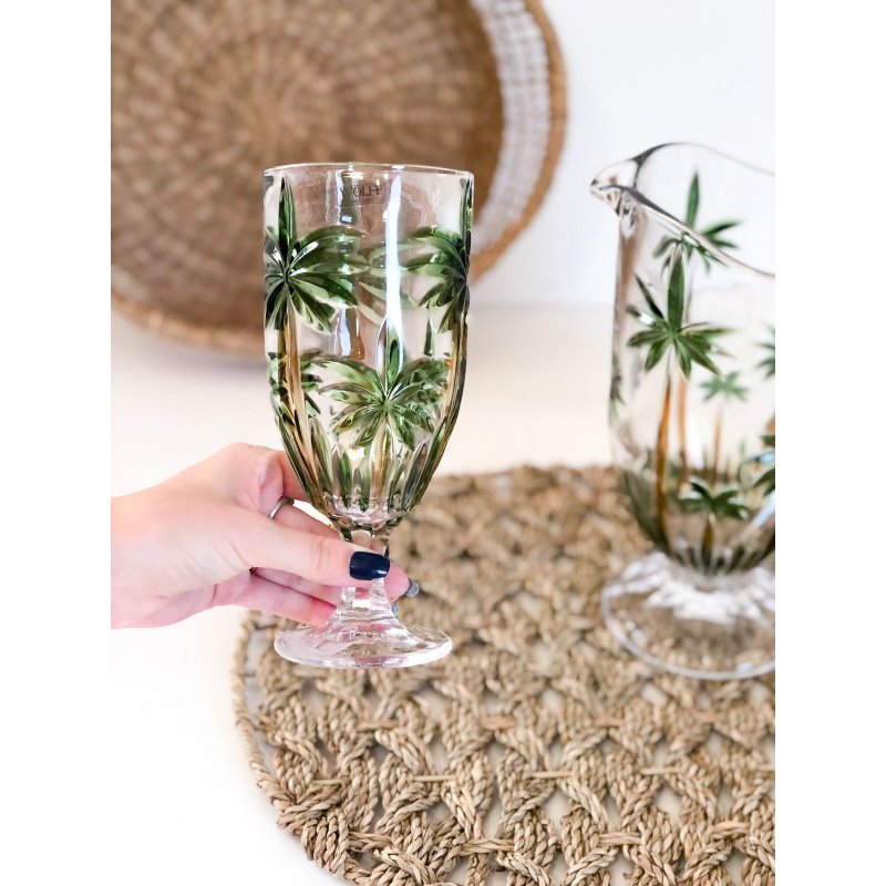 taca palm tree handpaint me decora casa 1