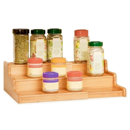 organizador temperos escadinha bambu me decora casa