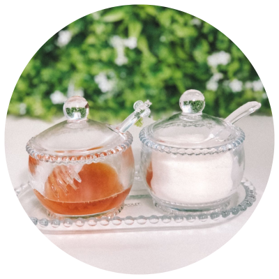 kit aucareiro meleira travessa pearl me decora casa