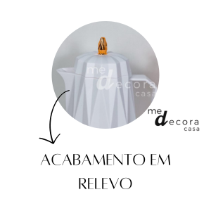 acabamento em relevo