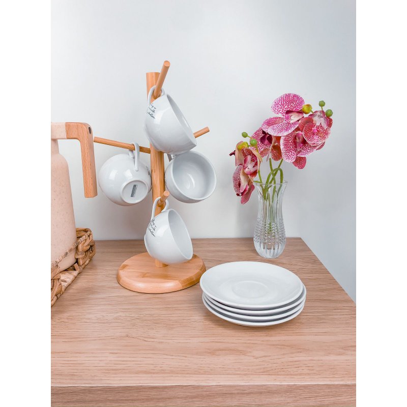 xicara cha porcelana nordica 160 ml avulsa branco 2 me decora casa