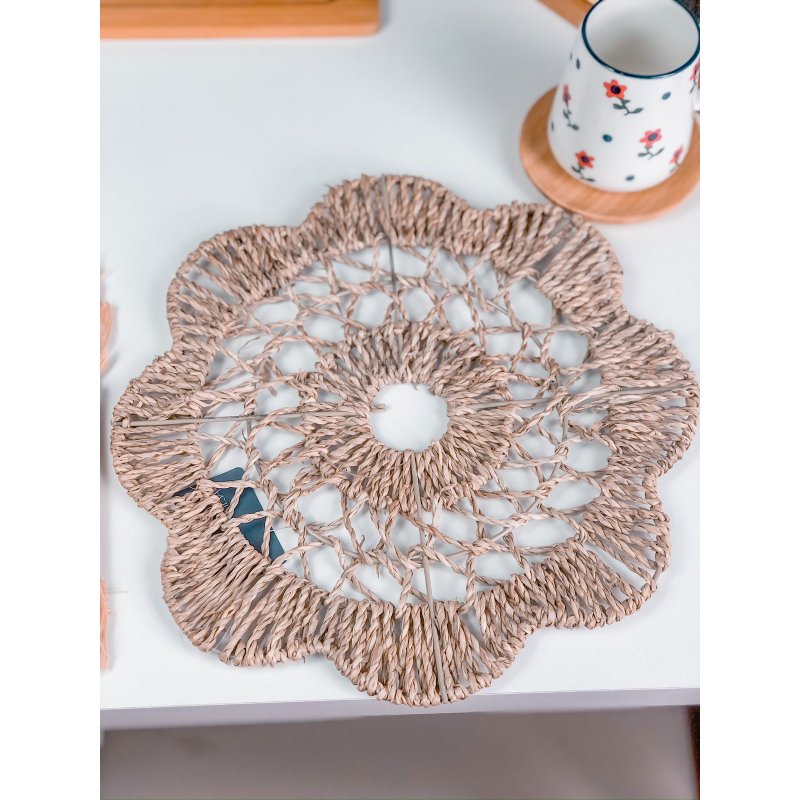 lugar americano flor sisal me decora casa