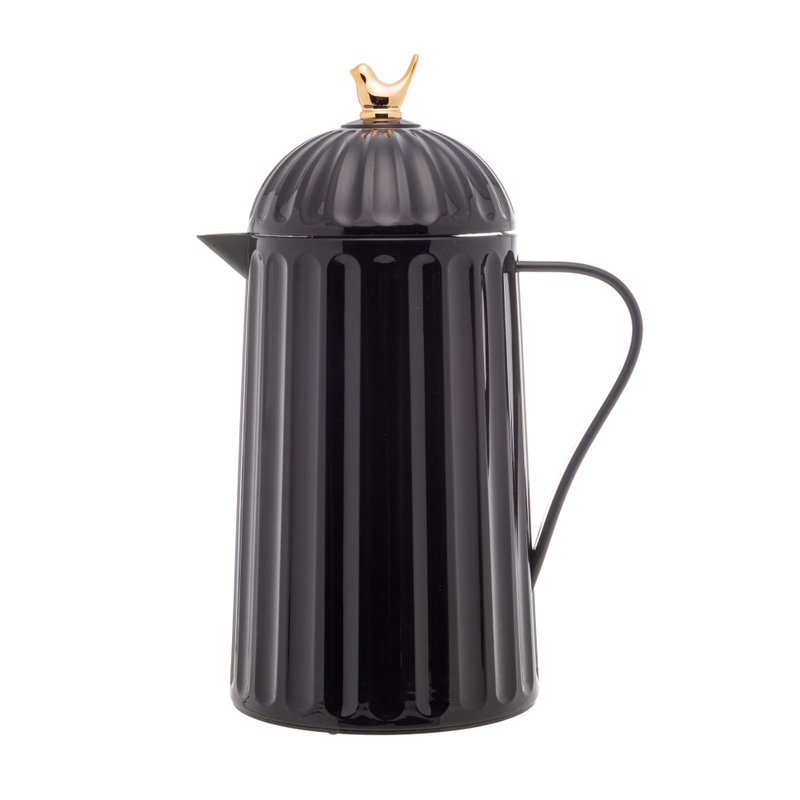 garrafa termica birds preto 600 ml