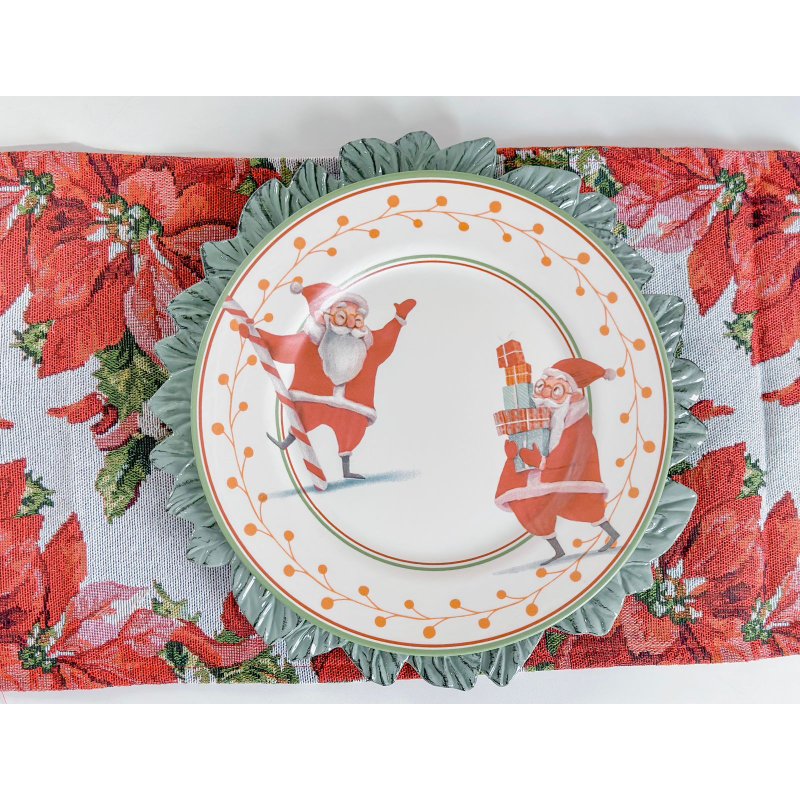 prato jantar ho ho natal me decora casa