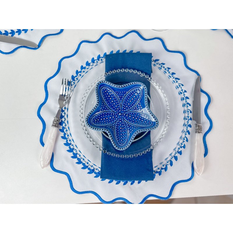 americano azul bordado me decora casa 2