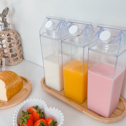 garrafa suco leite me decora casa