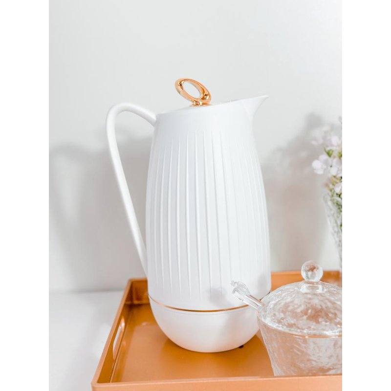 garrafa termica com dourado 1 litro me decora casa