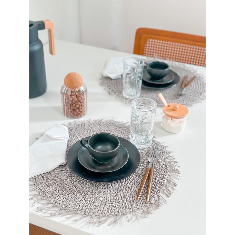 xicara cha porcelana nordica 160 ml avulsa preto 1 me decora casa