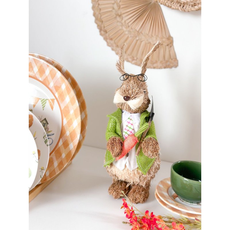 coelho pascoa decorativo verde 2