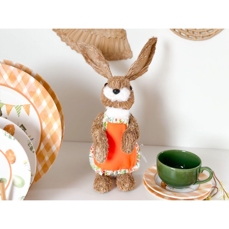 coelho pascoa decorativo laranja 2