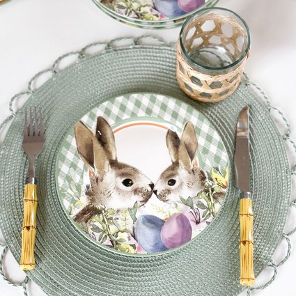 prato sobremesa pascoa bunny me decora casa