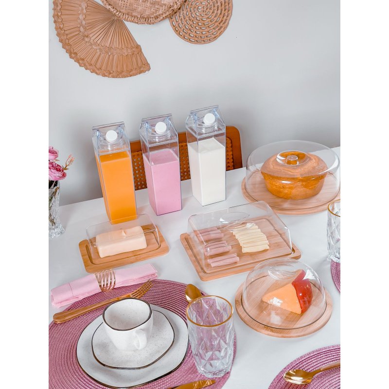 kit boleira bambu garrafa box me decora casa 2