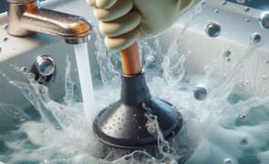 como desentupir pia de cozinha