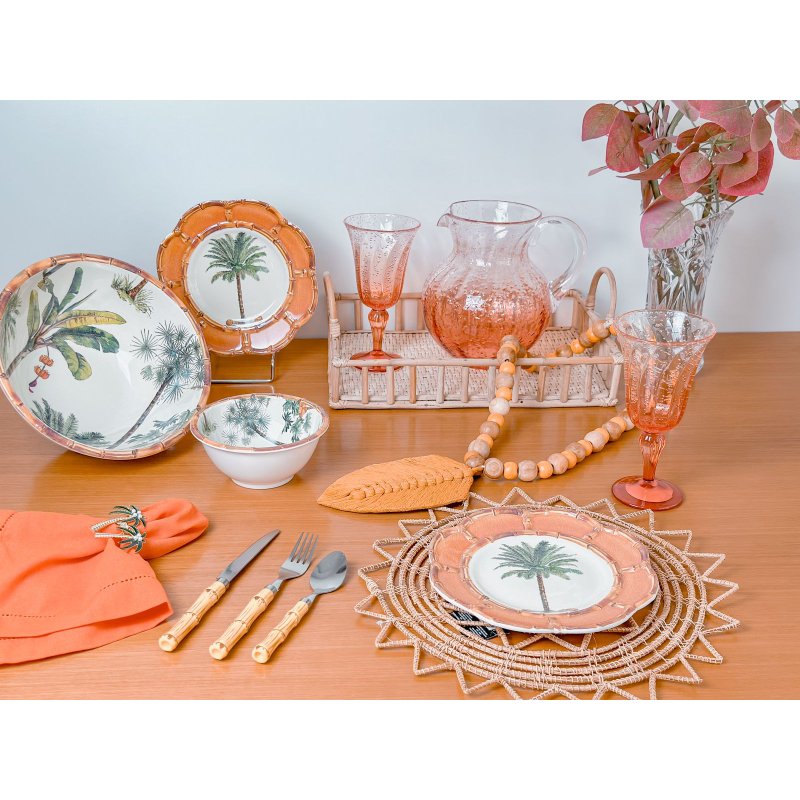 mesa posta laranja me decora casa melanina acrilico