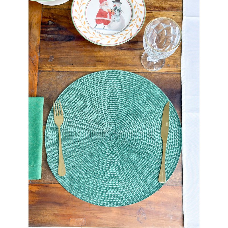 lugar americano fresno verde 38 cm me decora casa