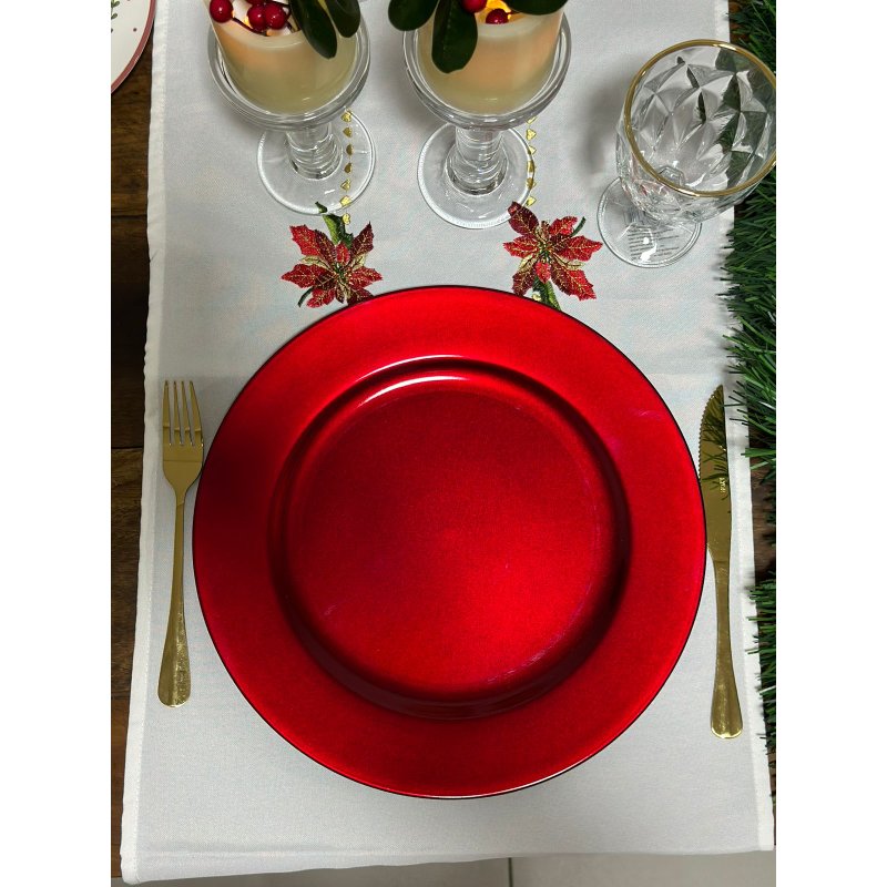 sousplat vermelho me decora casa