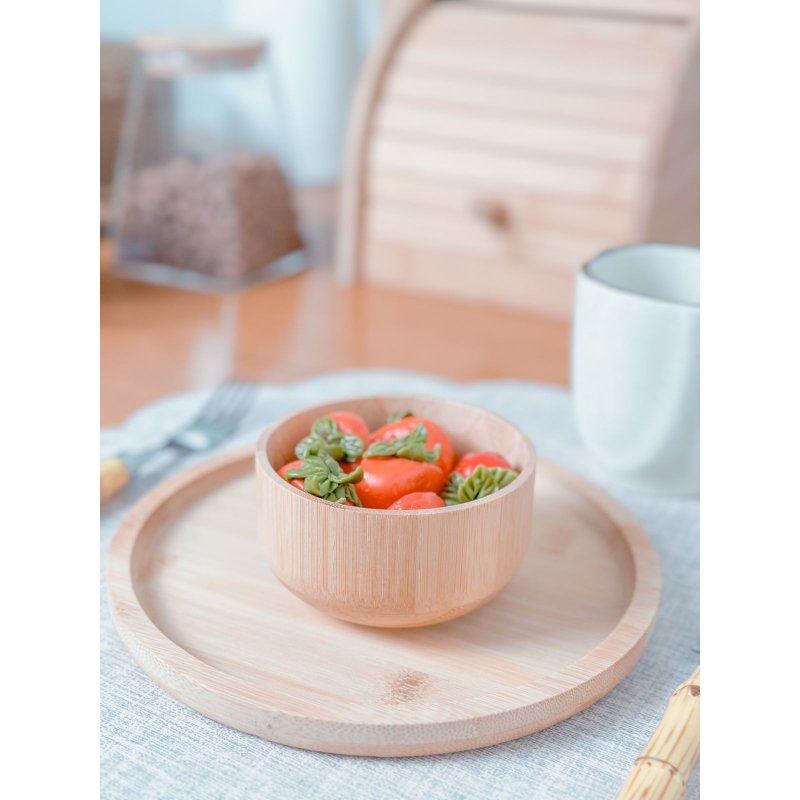bowl pequeno bambu 10 cm me decora casa