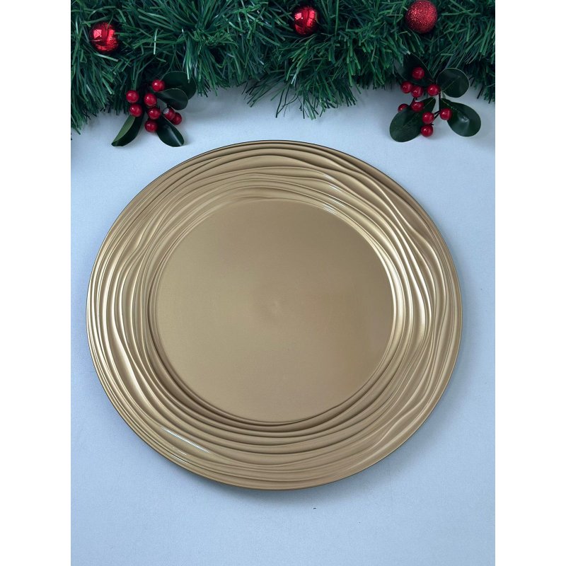 sousplat dourado me decora casa