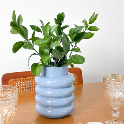 vaso vidro boho azul me decora casa 1