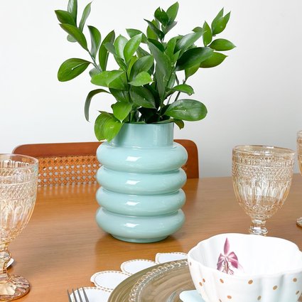 vaso vidro boho menta me decora casa