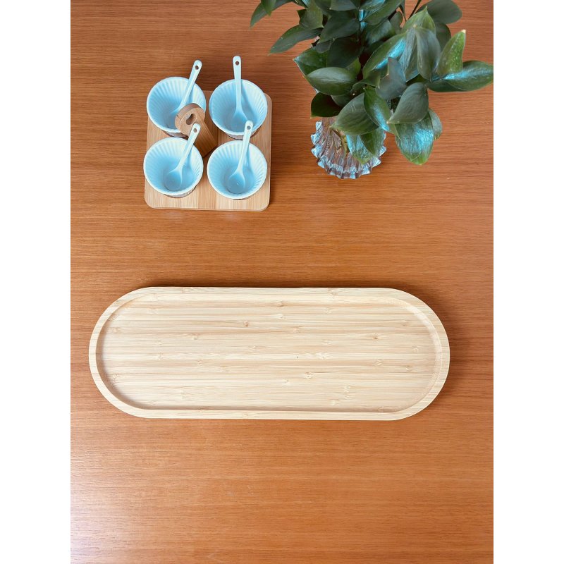 bandeja oval grande bambu ecokitchen me decora casa