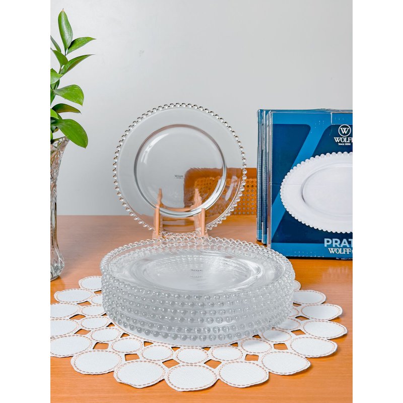 kit 6 pratos jantar pearl me decora casa