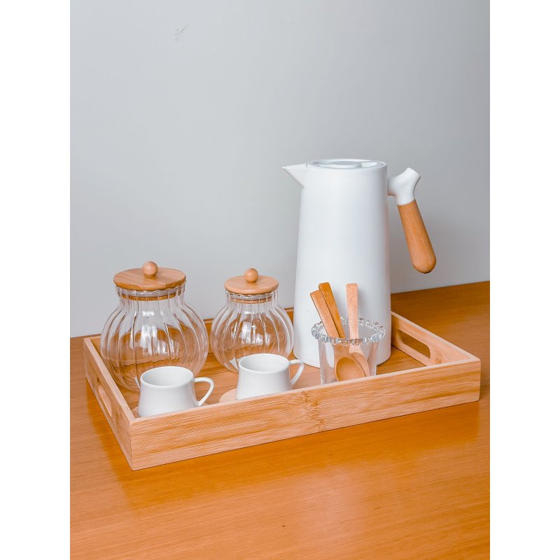 kit cantinho do cafe bambu me decora casa