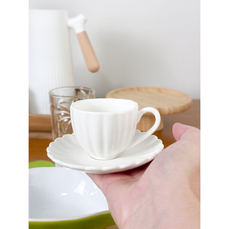 xicaras porcelana petala branca matt wolff 90 ml branco me decora casa