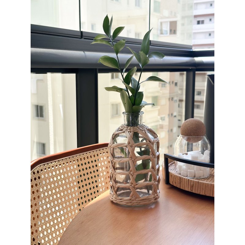 vaso vidro fibra natural wolff me decora casa