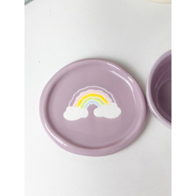 xicara arco iris lilas me decora casa