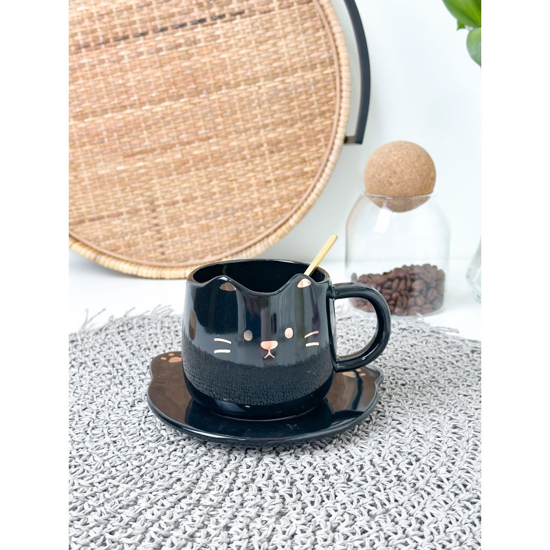 xicara gatinho preto me decora casa 3