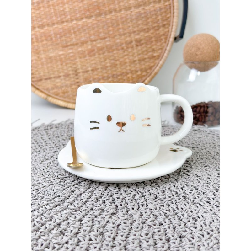 xicara gatinho branco me decora casa 2