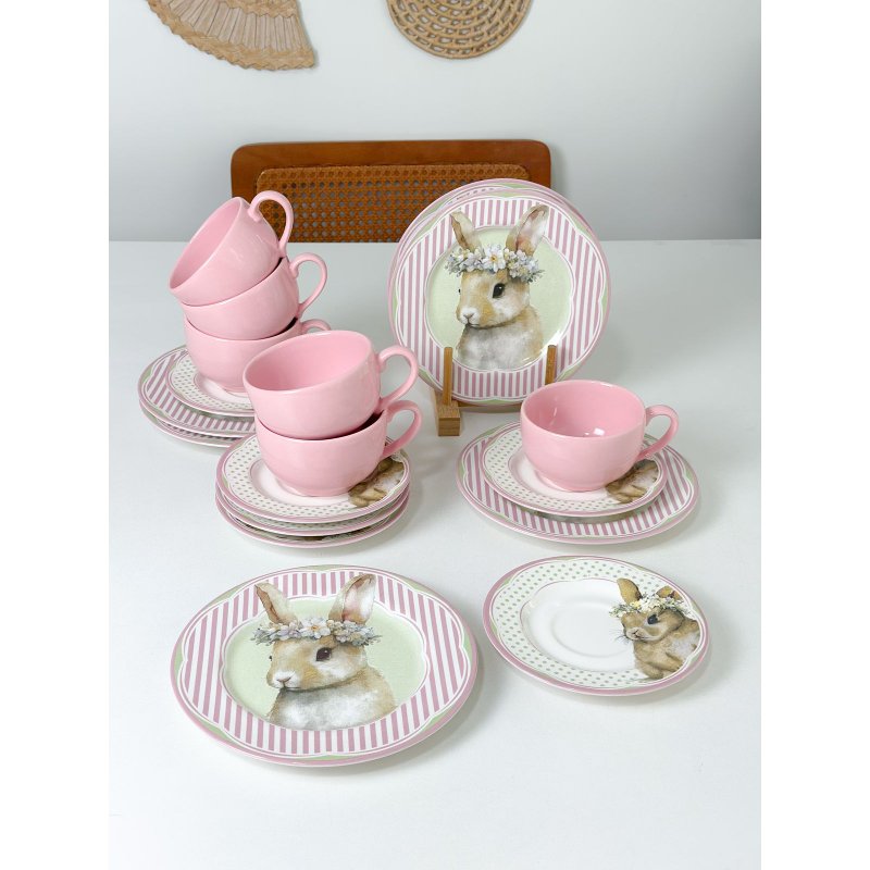 kit pascoa pratos xicaras agnes me decora casa